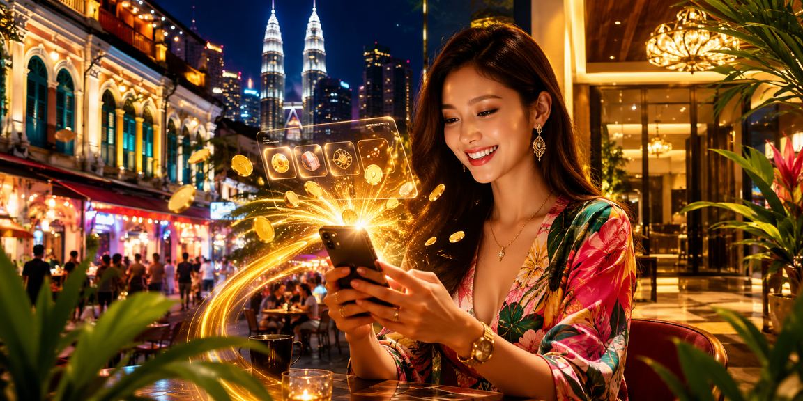 Pengguna Kuala Lumpur mengakses taruhan bola sepak dior888 melalui telefon pintar